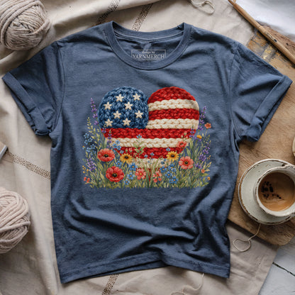 Skeins, Stripes & Love T-shirt