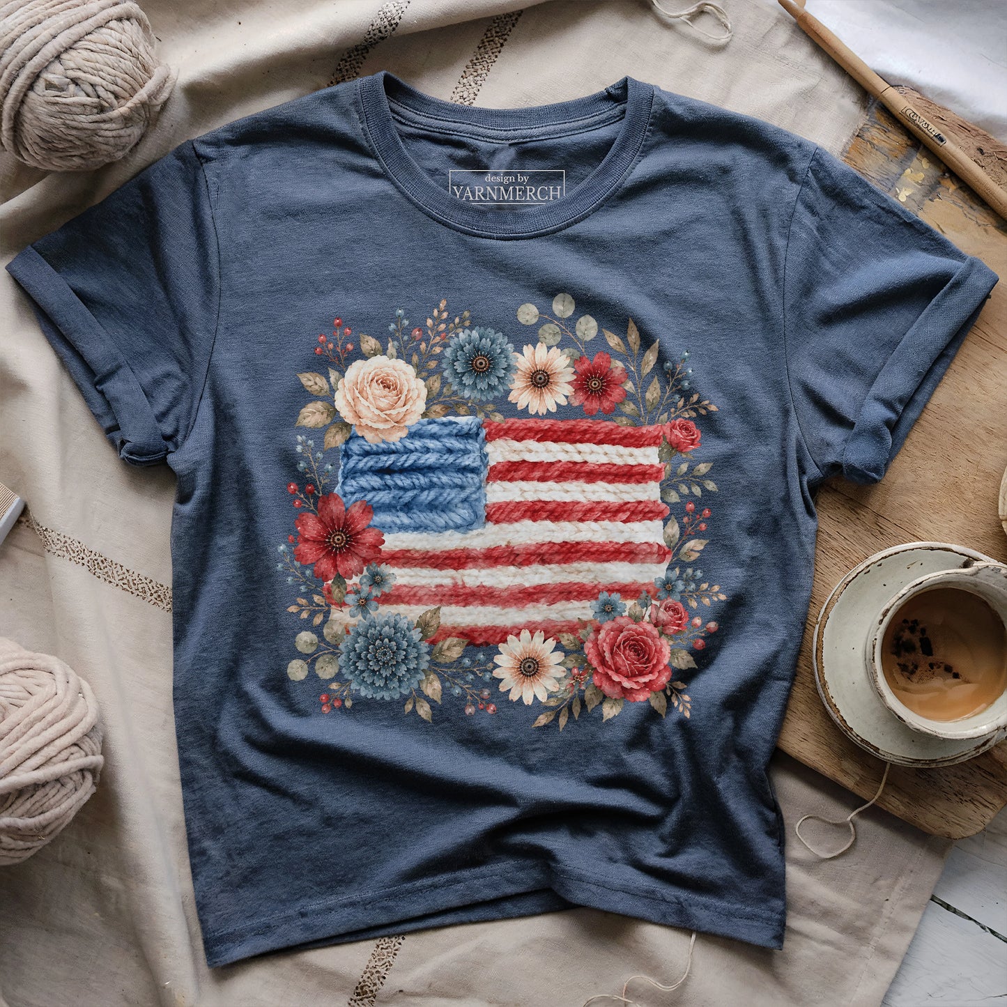 Stripes & Flowers T-shirt
