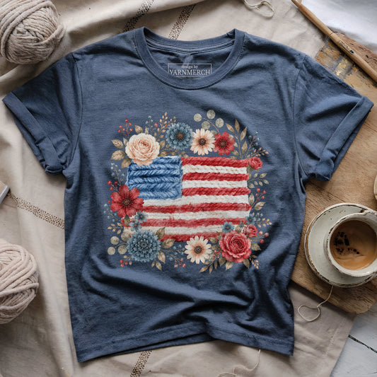 Stripes & Flowers T-shirt