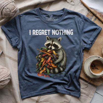 Strips Of Wool, I Regret Nothing T-shirt