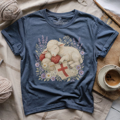 The Lamb Who Knits Faith T-shirt