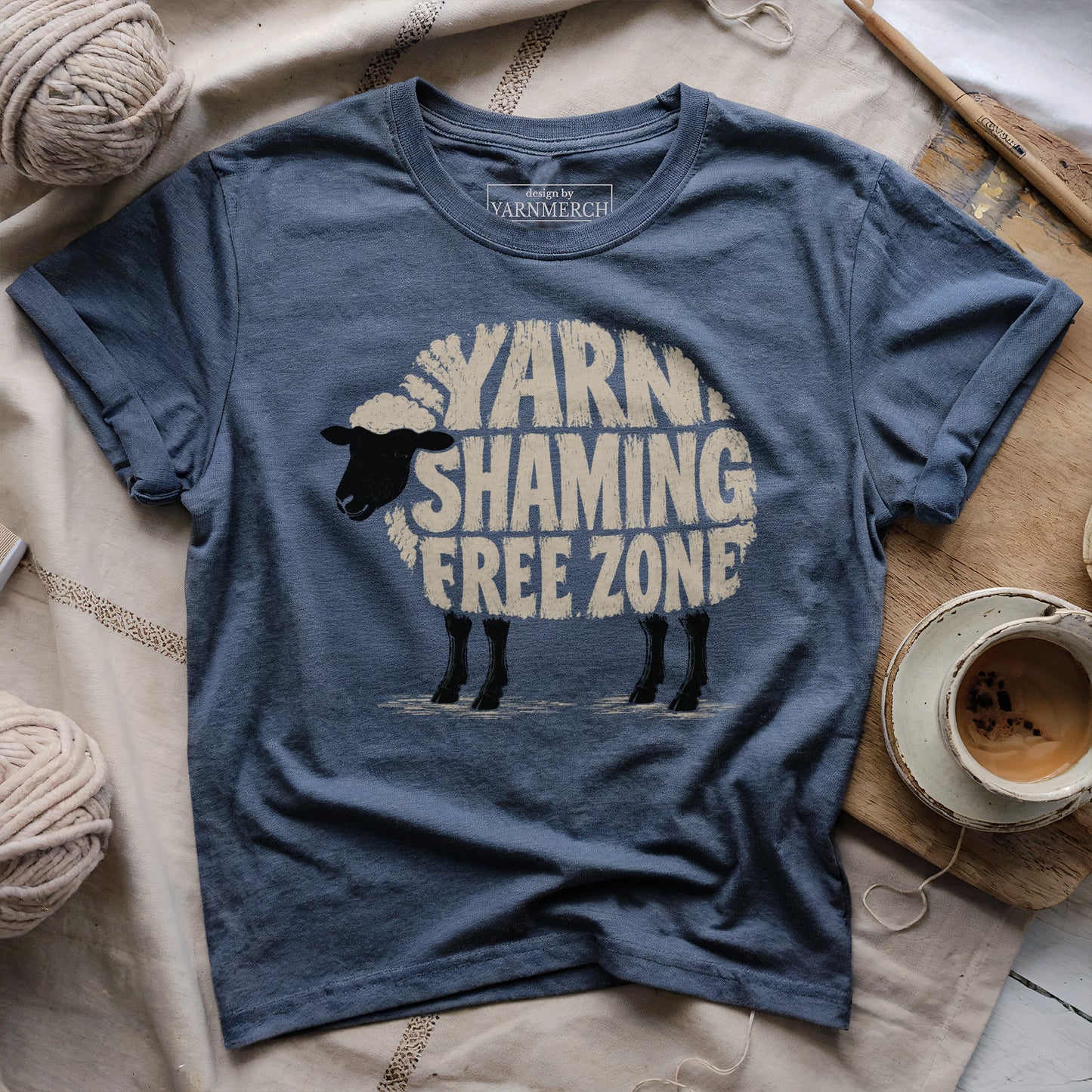 Yarn Shaming Free Zone T-shirt