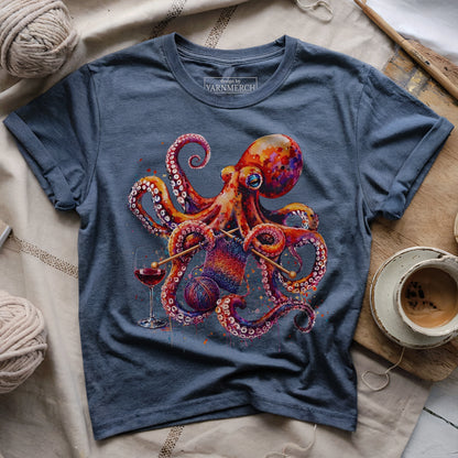 Knitopus & Wine T-shirt
