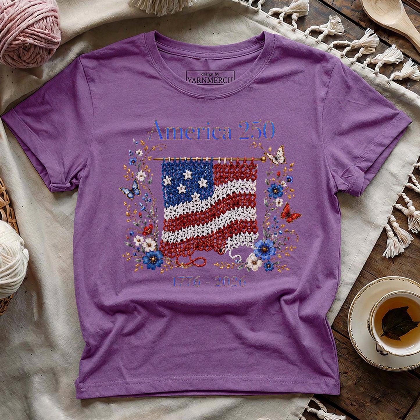 America Flower 250 T-shirt