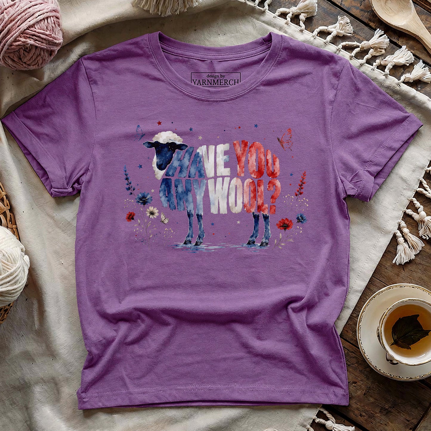 America & Wool T-shirt