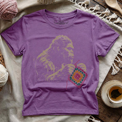 Big Foot Crocheting T-shirt
