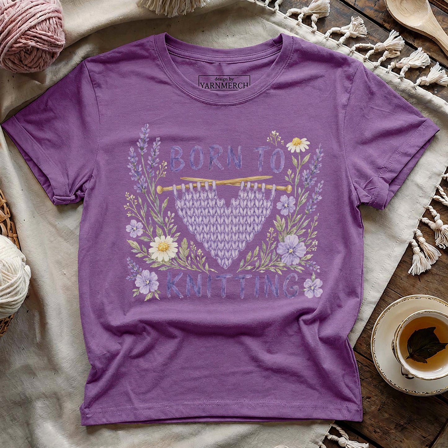 Born To Knitting T-shirt