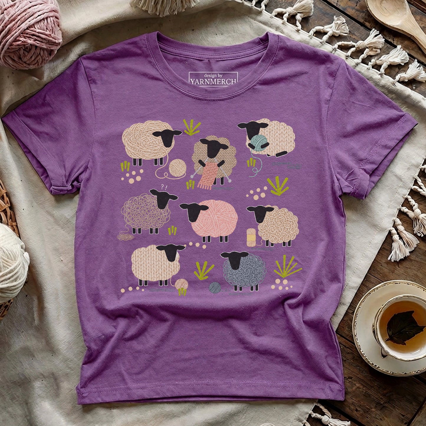 Colorful Sheeps T-shirt