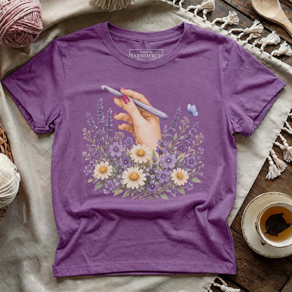 Crochet & Flower T-shirt