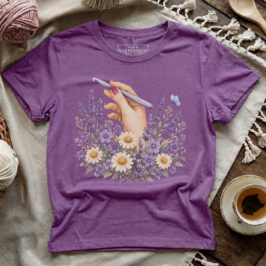 Crochet & Flower T-shirt