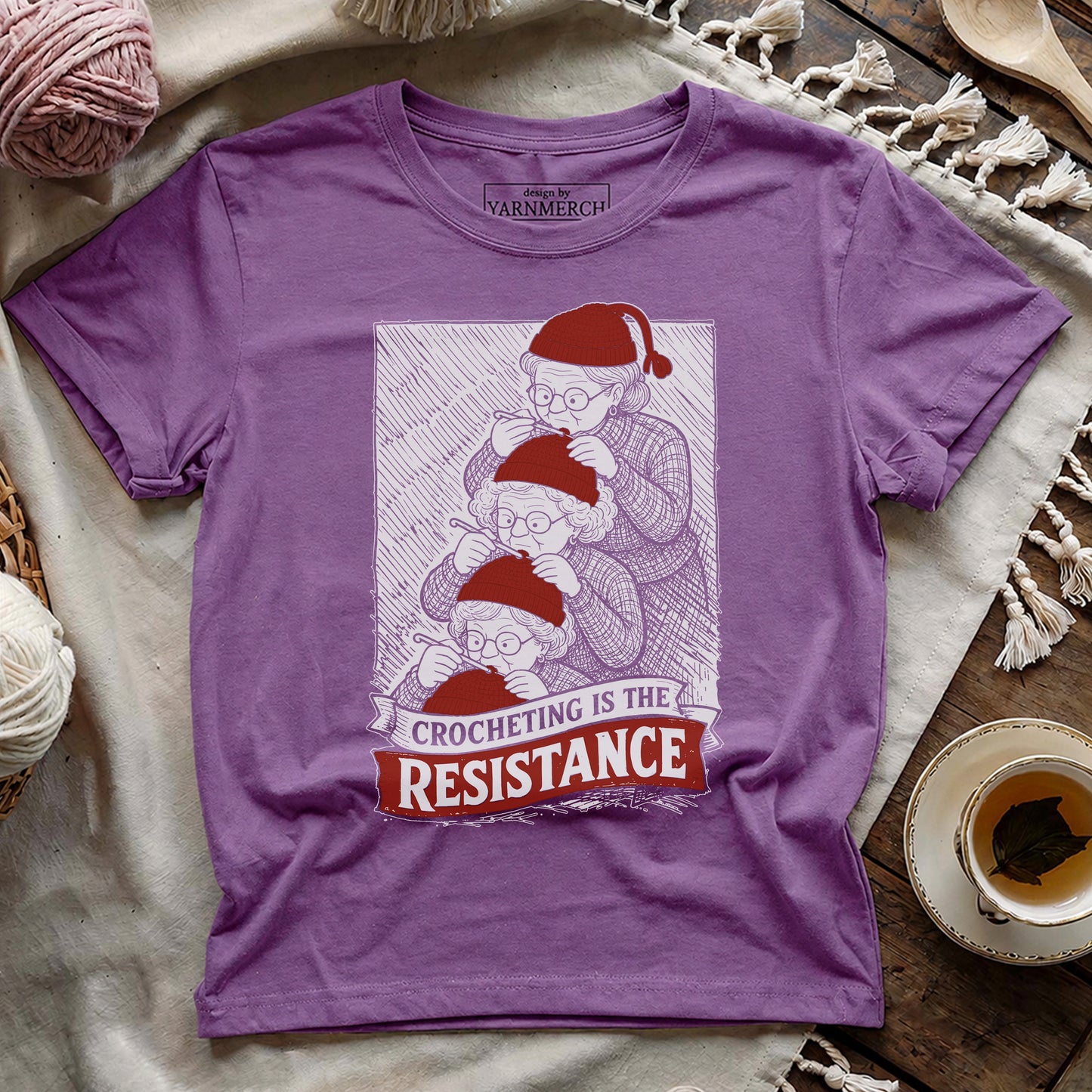 Crocheting Is Resisting T-shirt