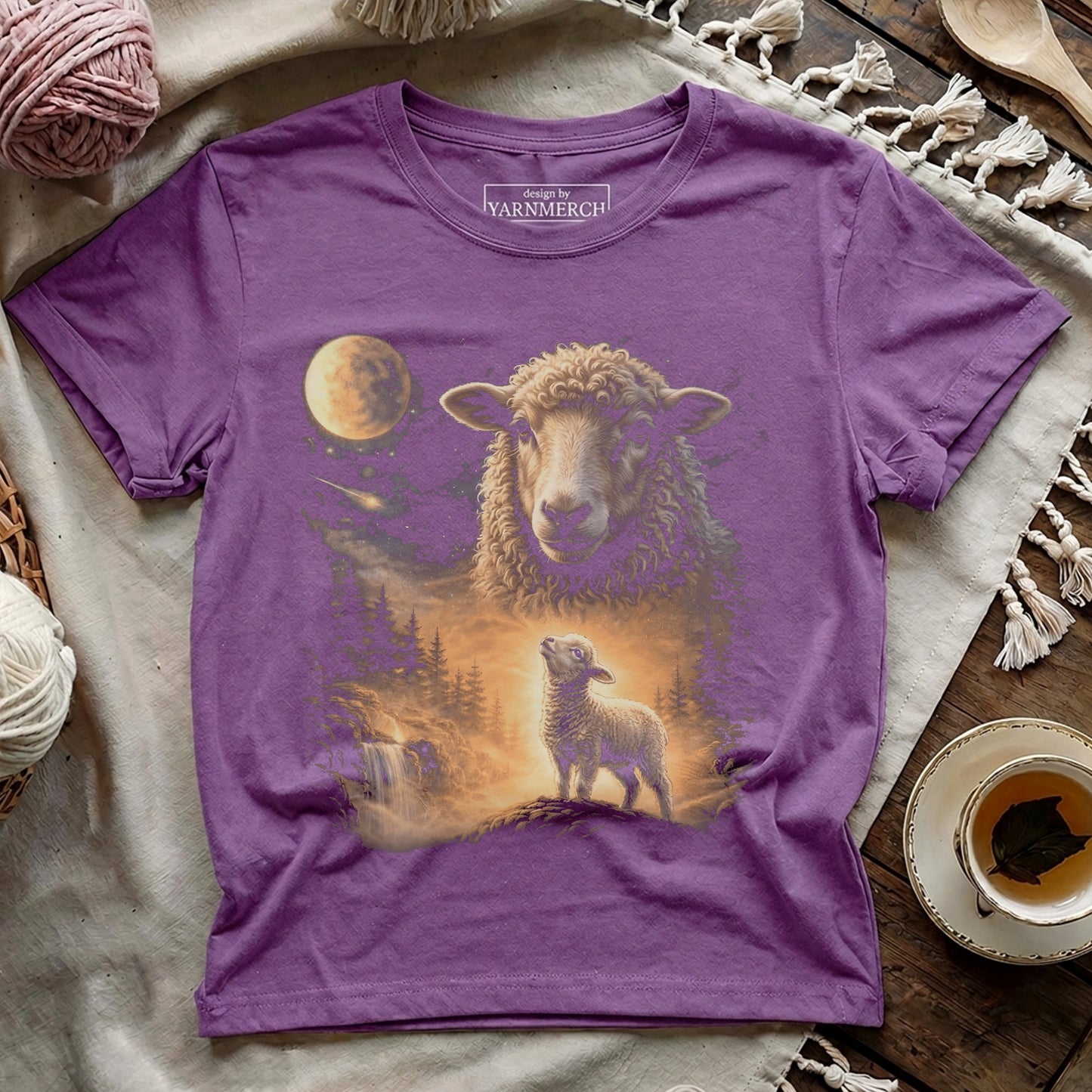 Ewe Under The Moon T-shirt