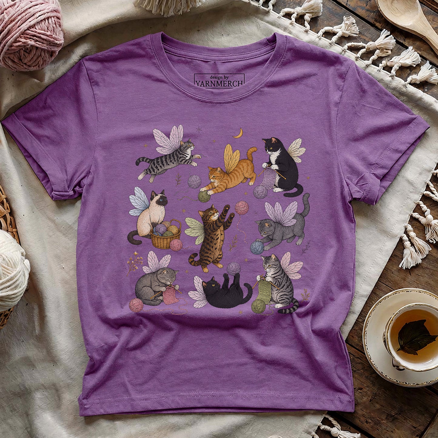 Fairy Cats Club T-shirt