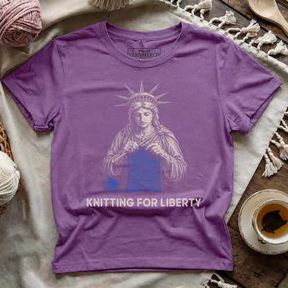 I Knit For Liberty T-shirt