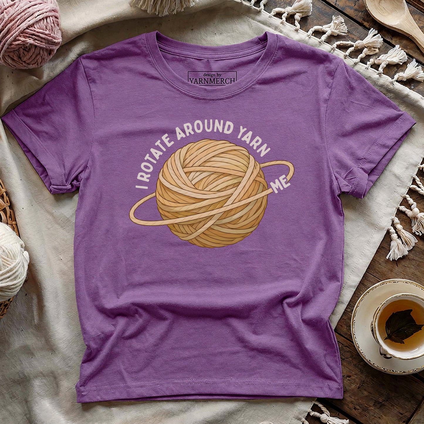 I Rotate Around Yarn T-shirt