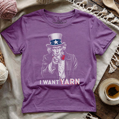 I Want Yarn T-shirt