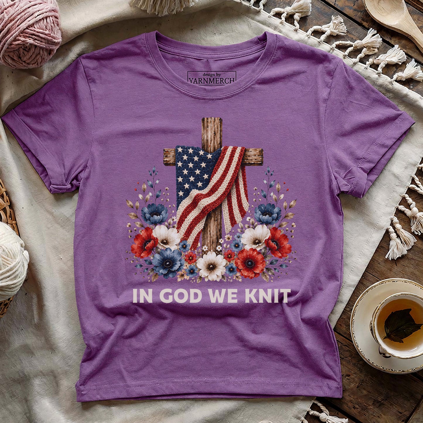 In God We Knit T-shirt