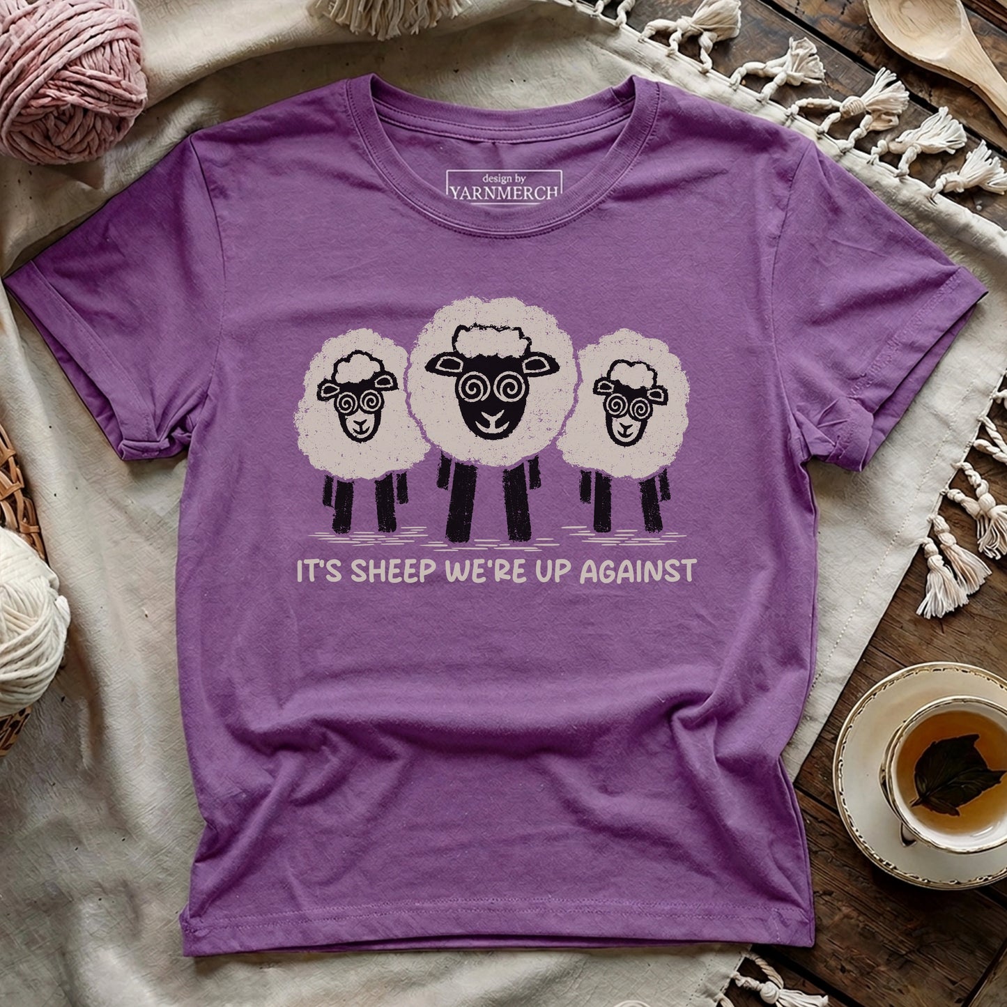 It's Sheep We're Up Against T-shirt