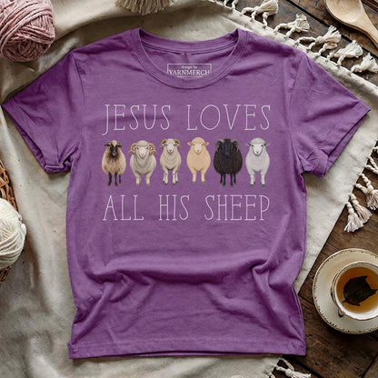 Jesus Loves All His Sheeps T-shirt