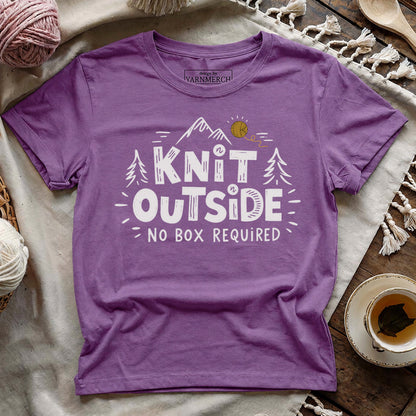 Knit Outside No Box Required T-shirt