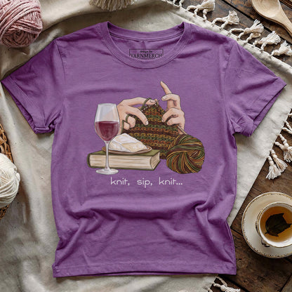 Knit, Sip, Knit T-shirt