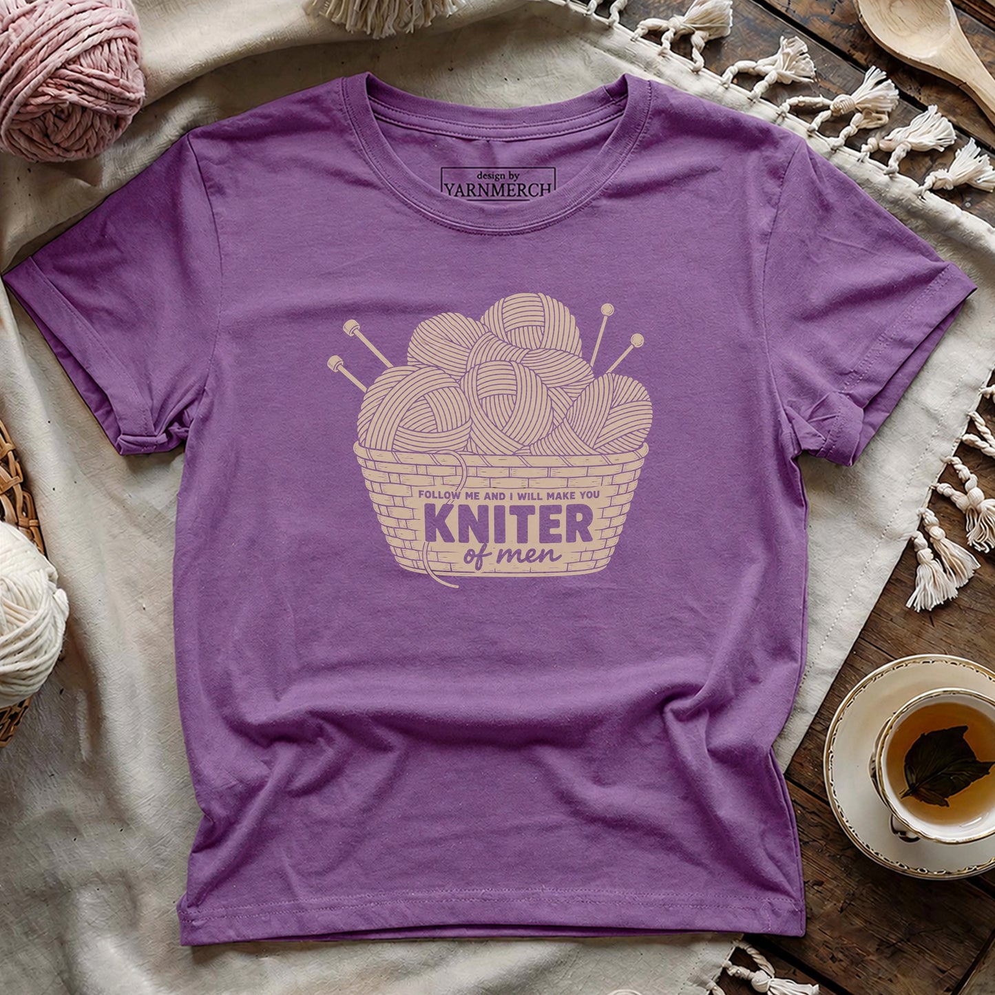 Knitter Of Men T-shirt