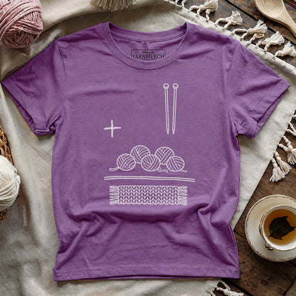 Knitting Is Math T-shirt