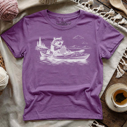 Knitting On A Kayak T-shirt