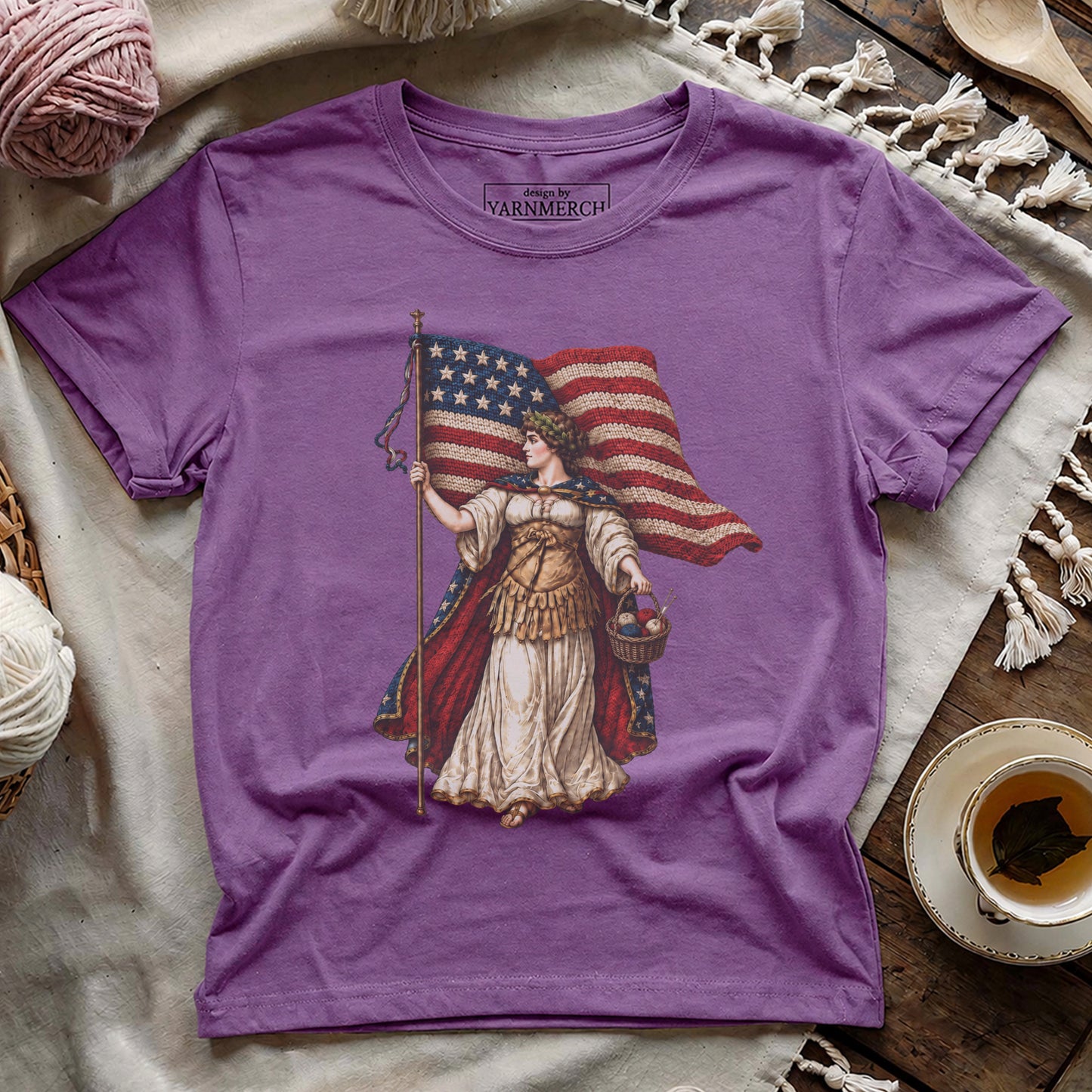 Miss Columbia Knit For USA T-shirt