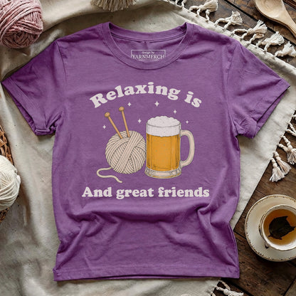Relax Is Beer & Yarn T-shirt