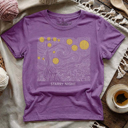 Starry Yarn Night T-shirt