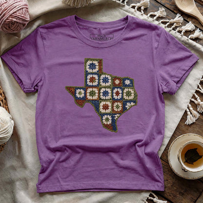 Texas Made Of Granny Squares T-shirt