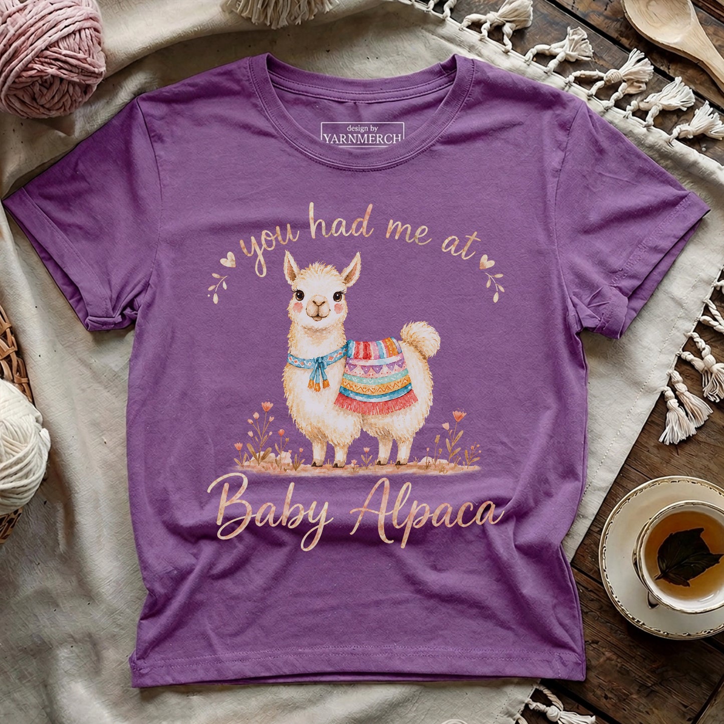 You Had Me At Baby Alpaca T-shirt