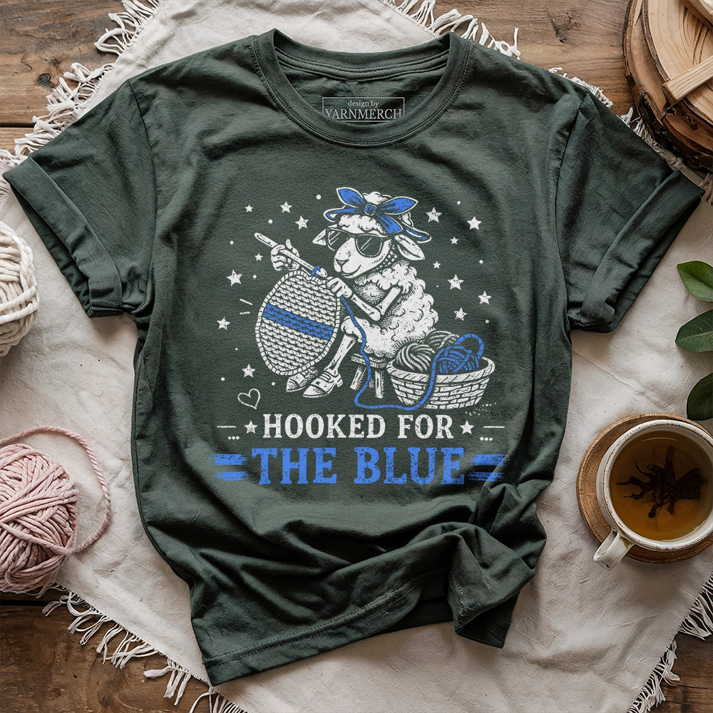 Hook For The Blue T-shirt