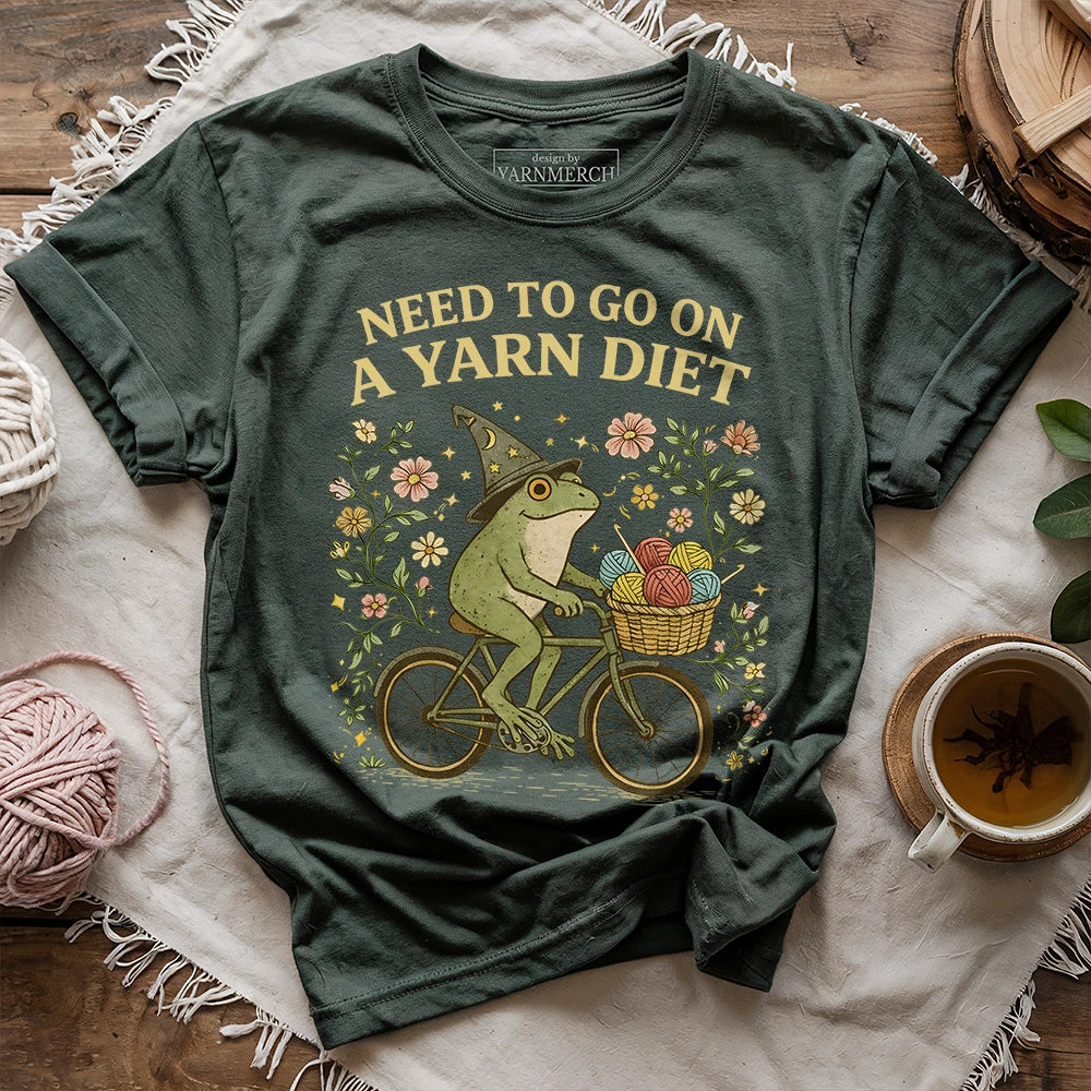 Hooker Goes On A Yarn Diet T-shirt