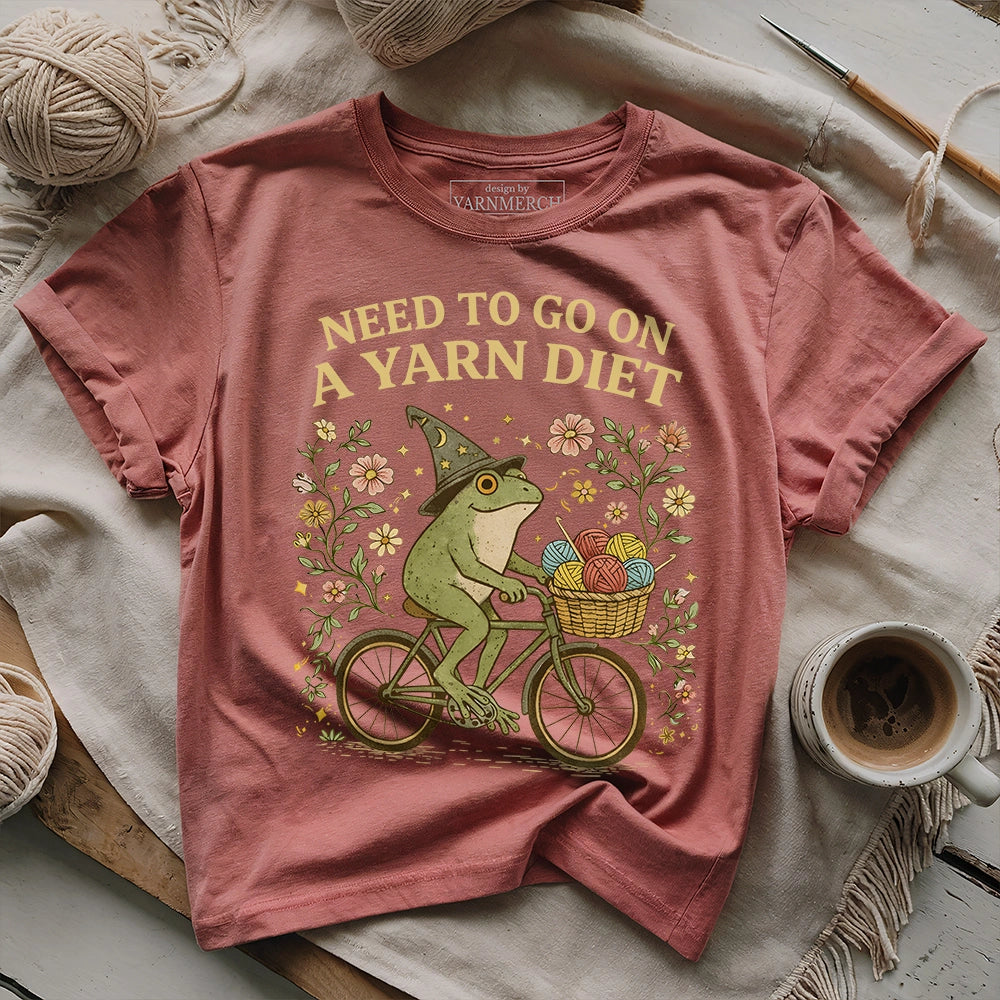 Hooker Goes On A Yarn Diet T-shirt