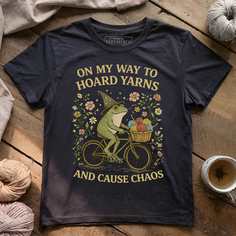 Hooker On Way To Hoard Yarns T-shirt