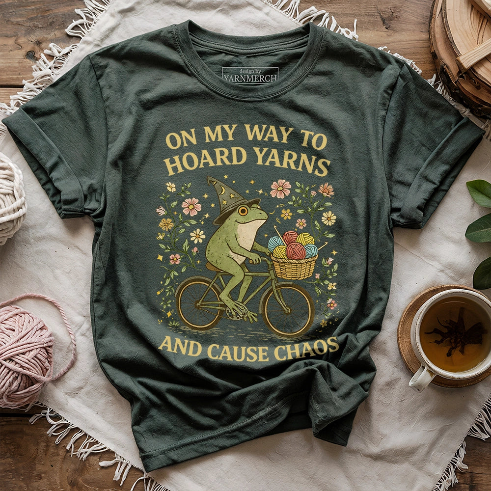 Hooker On Way To Hoard Yarns T-shirt