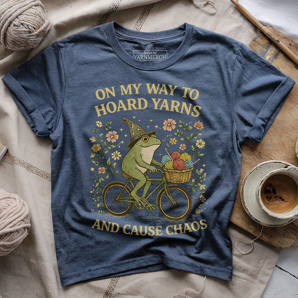Hooker On Way To Hoard Yarns T-shirt