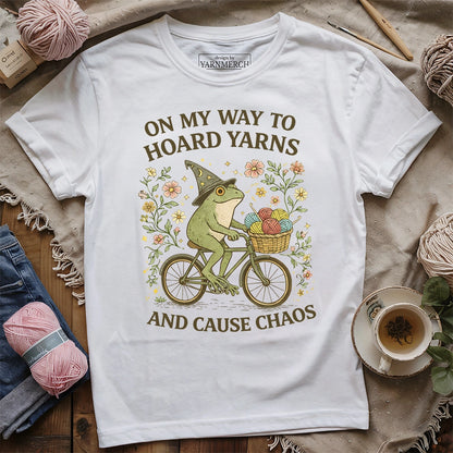 Hooker On Way To Hoard Yarns T-shirt