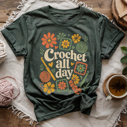 Hookers Crochet All Day T-shirt