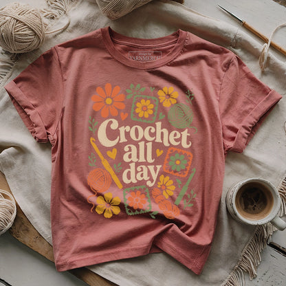 Hookers Crochet All Day T-shirt