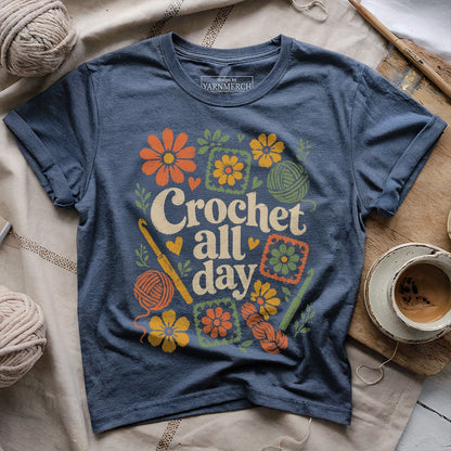 Hookers Crochet All Day T-shirt