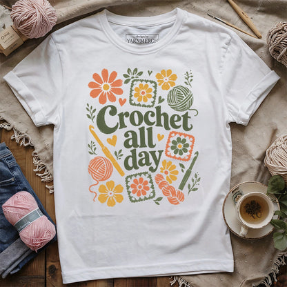 Hookers Crochet All Day T-shirt