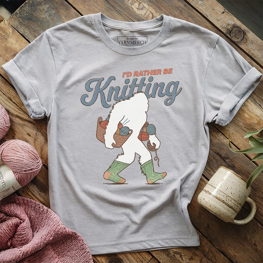 I'd Rather Be Knitting T-shirt