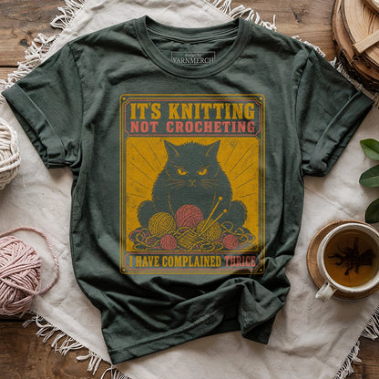 It's Knitting Not Crocheting T-shirt