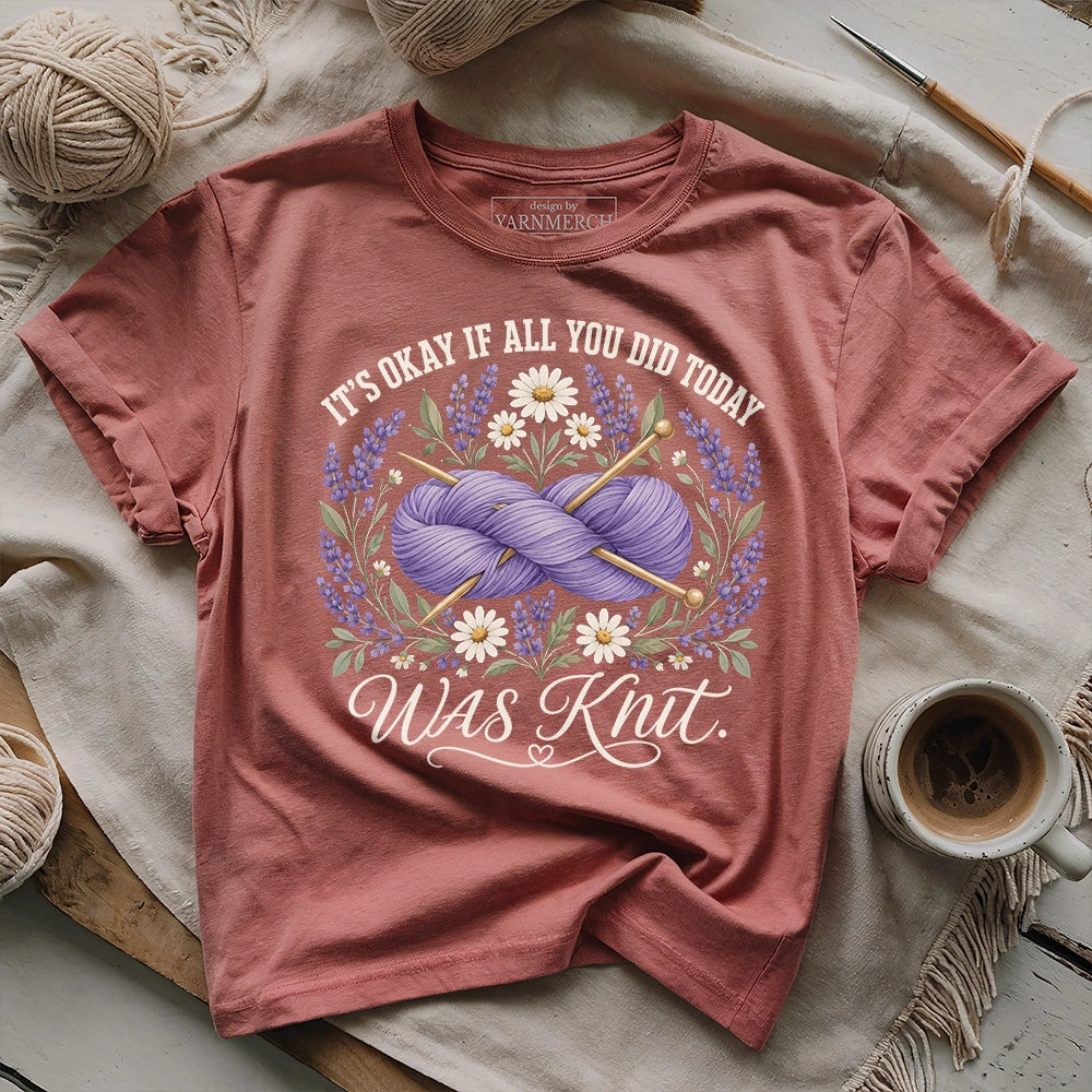 It's Okay If Knit T-shirt