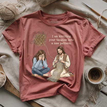 Jesus Knitting Tangles T-shirt
