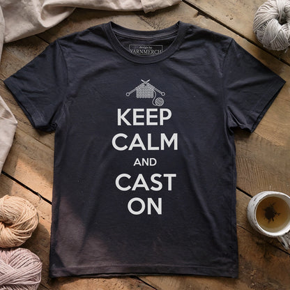 Keep Calm & Cast On T-shirt