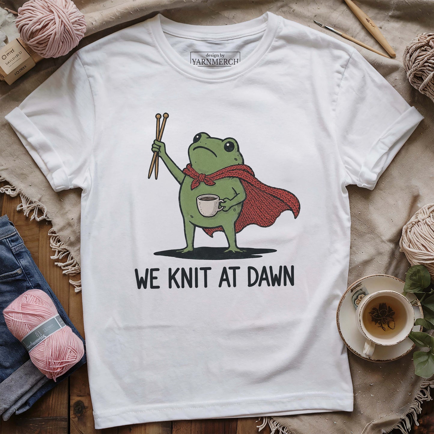 We Knit At Dawn T-shirt